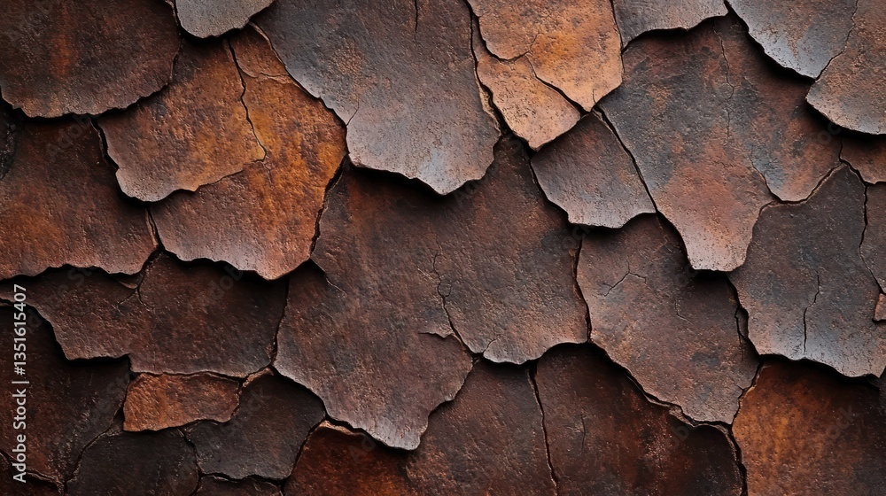 Textured, layered bark surface Textured, layered bark surface