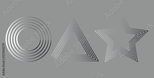 abstract black white stripe line. geometric hexagon texture background. polygon pattern. retro styled concept