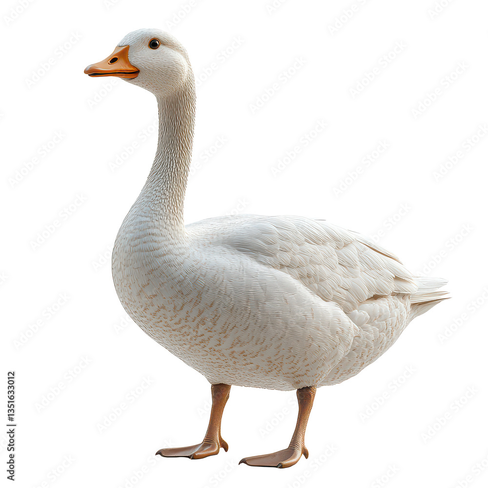 Goose isolated on transparent background, PNG Goose isolated on transparent background, PNG