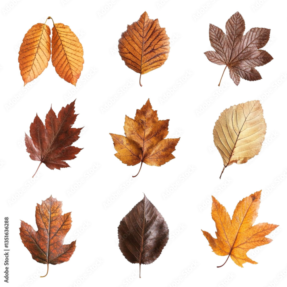 Autumn Leaves Abstract Colorful Background Design Autumn Leaves Abstract Colorful Background Design