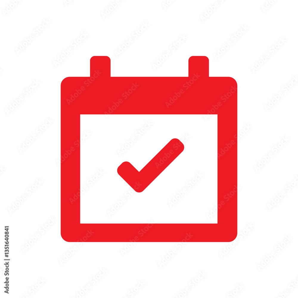 check mark calendar icon check mark calendar icon
