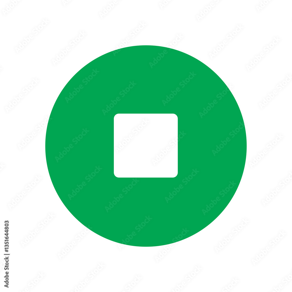 stop button icon stop button icon