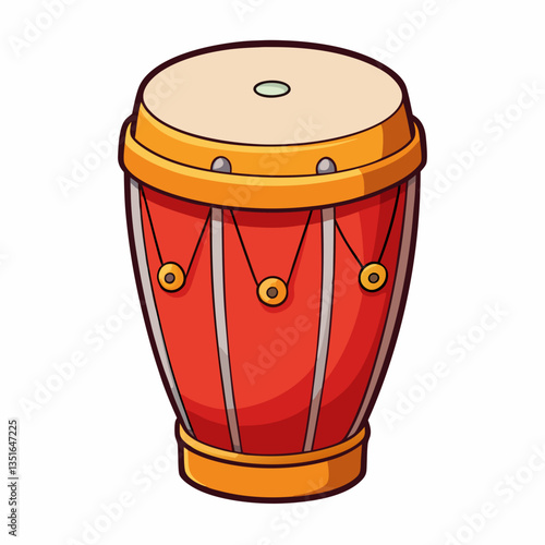 conga on white