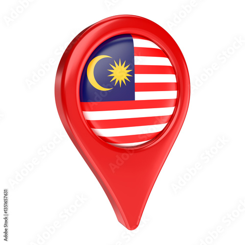 Malaysia pin flag isolated on transparent background. Travel map marker Free Download Malaysia pin flag isolated on transparent background. Travel map marker - GFXLoad