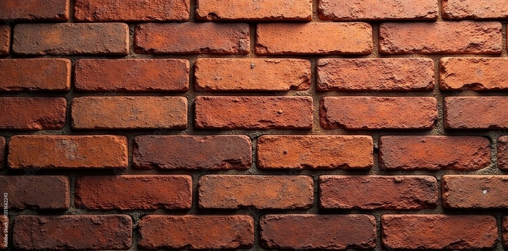 Obraz premium Stacked bricks background texture, rough surface, wall, construction, aged