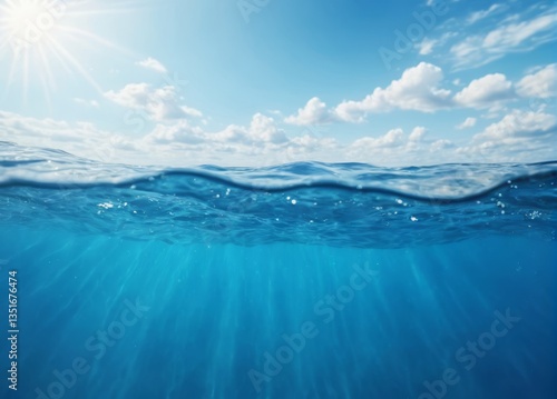 海, 空, 水, 海, 地平線, 雲, 自然, 雲, 波, 風景, サマータイム, 青, 浜, 太陽, 景色, 光, 旅行, 海景, アブストラクト, 表面, 波, 日, 太陽光, 旋律の美しい