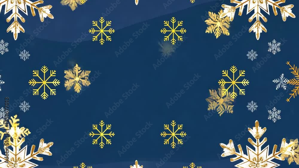 This christmas video design showcases an elegant snowflake border pattern, perfect for festive greetings. Ideal for holiday invitations, announcements, or seasonal promotions. This christmas video design showcases an elegant snowflake border pattern, perfect for festive greetings. Ideal for holiday invitations, announcements, or seasonal promotions.