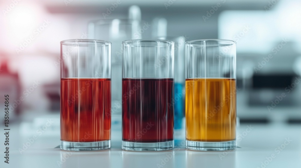 Close-up of pharmaceutical samples being examined under biochemistry analysis, with a digital backdrop emphasizing healthcare innovation and the evolution of pharmaceutical research. , Minimalism Close-up of pharmaceutical samples being examined under biochemistry analysis, with a digital backdrop emphasizing healthcare innovation and the evolution of pharmaceutical research. , Minimalism