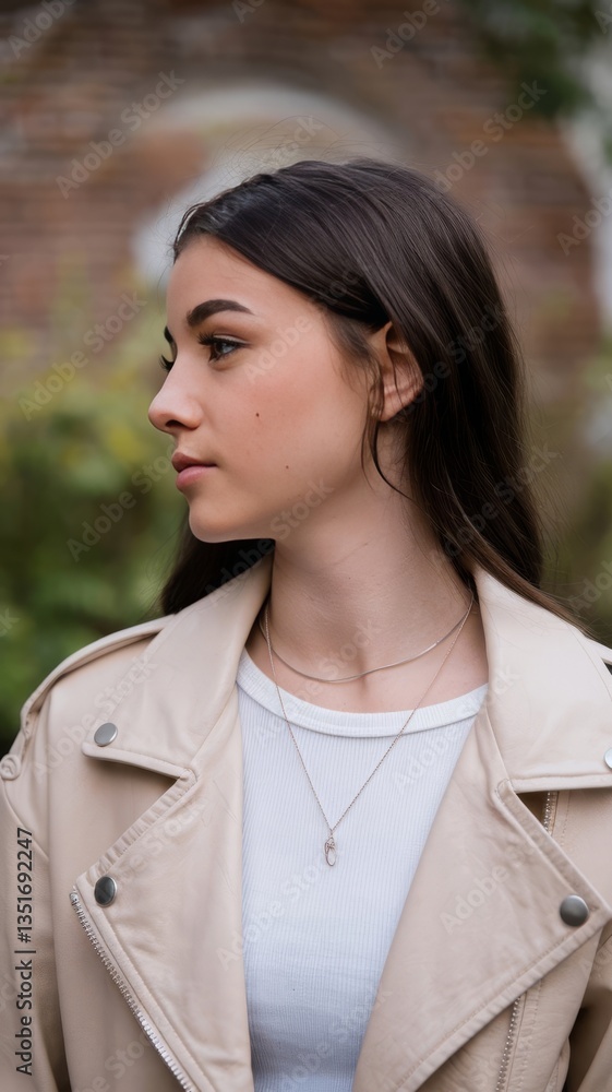 Comfortable in her own skin profile shot of a gorgeous young woman Comfortable in her own skin profile shot of a gorgeous young woman