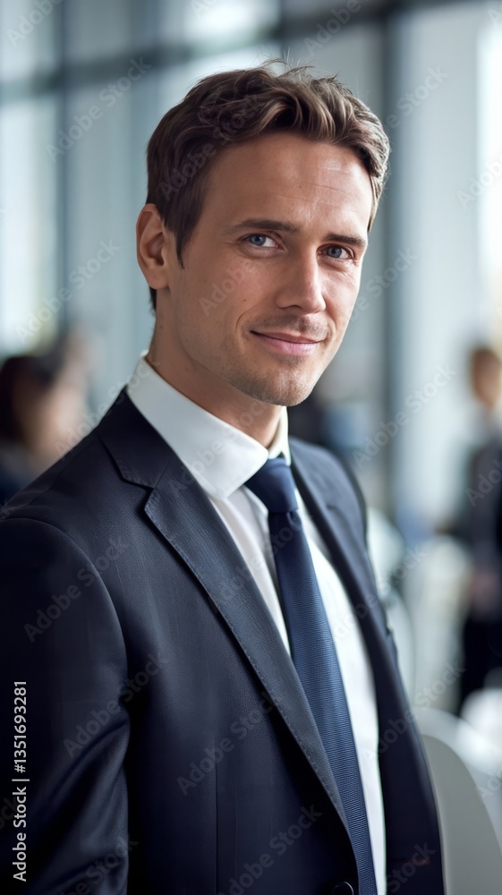 Quiet confidence a handsome businessman smiling at the camera Quiet confidence a handsome businessman smiling at the camera