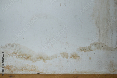 Flooding rainwater or floor heating systems, causing damage, peeling paint and mildew.