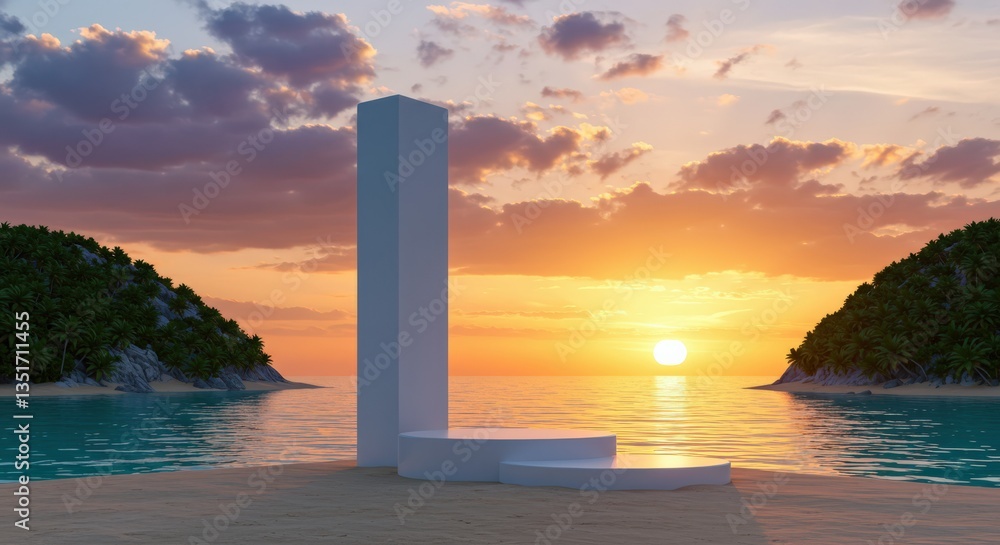 Fototapeta premium nature podium