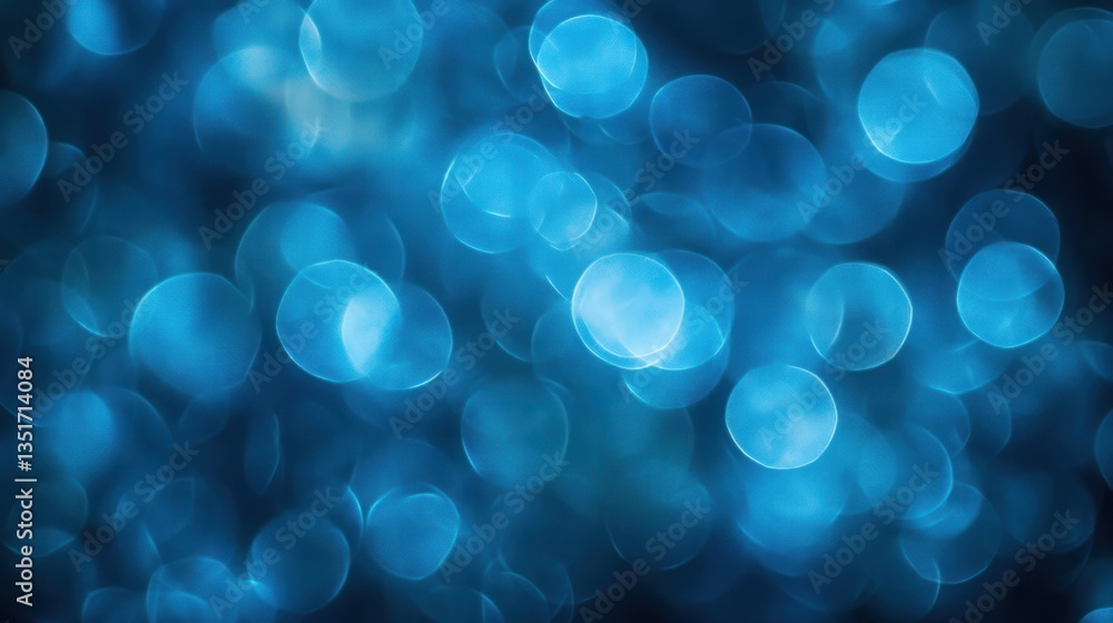 Abstract bokeh lights, blue light effect, dark background, for design Abstract bokeh lights, blue light effect, dark background, for design