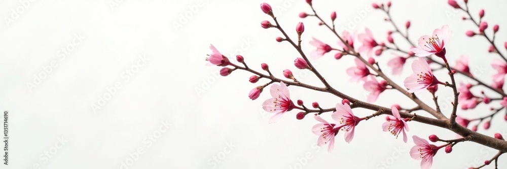 Isolated branches against a soft white background with subtle imperfections, growth, natural elements Isolated branches against a soft white background with subtle imperfections, growth, natural elements