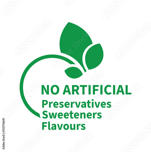 No artificial Preservatives, Sweeteners Flavours