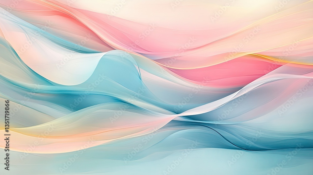 Abstract Swirls Soft Pink, Teal, and Gold Waves, Fluid Design, Elegant Curve Pattern Abstract Swirls Soft Pink, Teal, and Gold Waves, Fluid Design, Elegant Curve Pattern