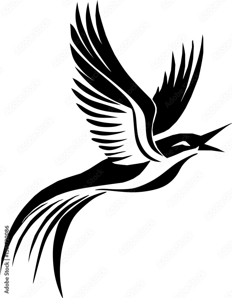 Obraz premium ilustration background vector bird