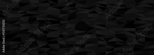Abstract geometric chaos with dark polygonal shapes for modern design.