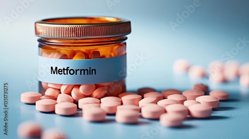 Pills and dusty jar labeled 