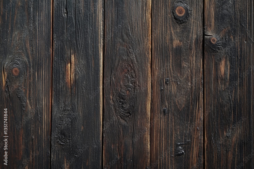 Dark, weathered wooden planks Dark, weathered wooden planks