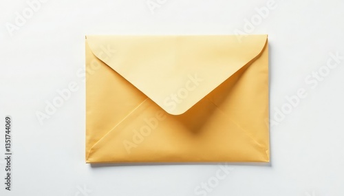 Sealed envelope on white, confidential information implied, envelope, sealed, information
