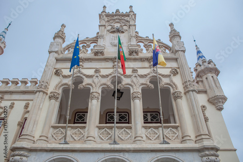Obraz na płótnie Municipal building, Sintra, Portugal w salonie