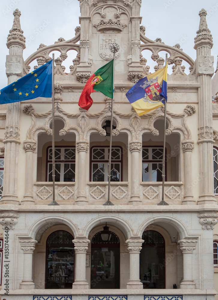 Municipal building, Sintra, Portugal