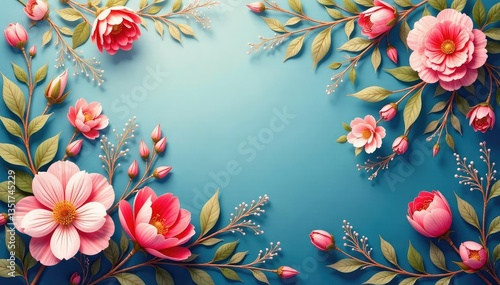 Subtle floral damask, delicate blooms & swirling patterns, romantic, decor