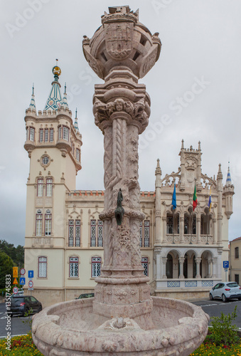 Obraz na płótnie Municipal building, Sintra, Portugal w salonie