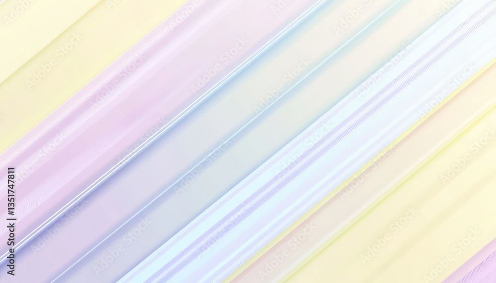 A background of soft lavender and pastel yellow with diagonal lines in gentle shades of blue and pink A background of soft lavender and pastel yellow with diagonal lines in gentle shades of blue and pink