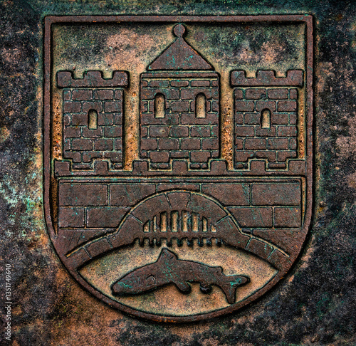 Obraz na płótnie Wernigerode Stadtwappen w salonie