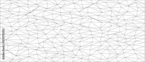 Chaotic geometric pattern of intersecting lines and triangles for design and backgrounds.