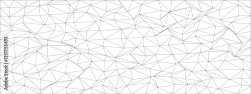 Abstract geometric pattern with irregular triangles for modern design.