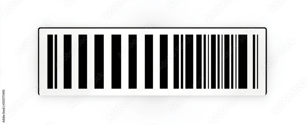 Barcode, a simple flat vector illustration Barcode, a simple flat vector illustration