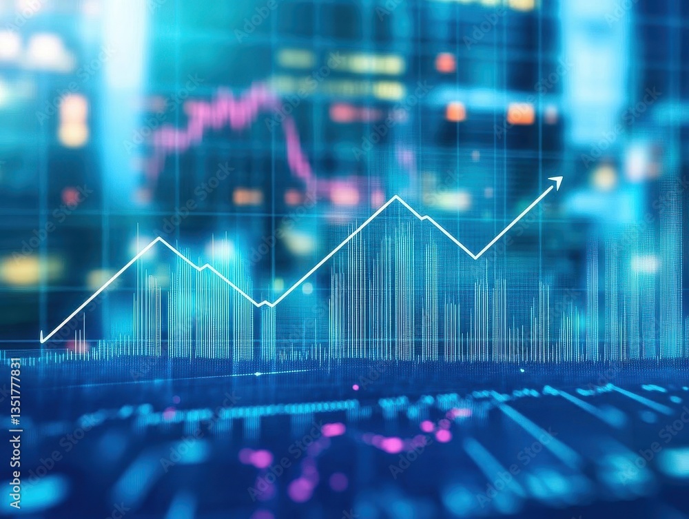 Detailed graph chart representing financial data with clear lines and points for business analysis Detailed graph chart representing financial data with clear lines and points for business analysis