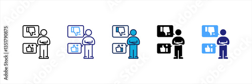 Consumer Preferences Multi Style Icon Set