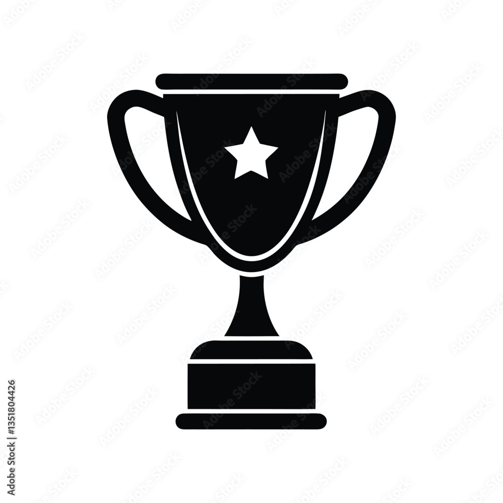Trophy icon vector art illustration Trophy icon vector art illustration