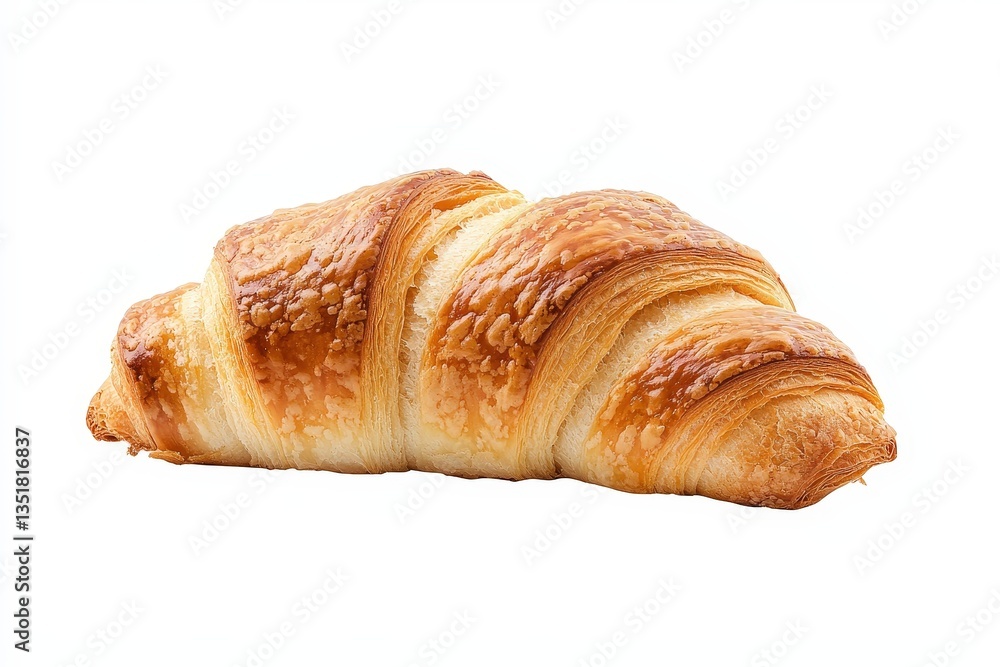 An Ultra-Realistic Shot of Two Delicious French Croissants With a Shiny, Buttery Surface and Flaky Layers, Perfect for Breakfast or Snacks An Ultra-Realistic Shot of Two Delicious French Croissants With a Shiny, Buttery Surface and Flaky Layers, Perfect for Breakfast or Snacks