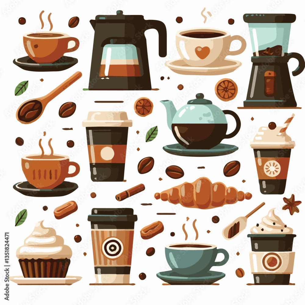 coffee, drink, background, beverage, espresso, cup, cafe, caffeine, food, hot, morning, white, mug, breakfast, brown, aroma, black, fresh, dark, closeup, design, cappuccino, mocha, latte, vector, set, coffee, drink, background, beverage, espresso, cup, cafe, caffeine, food, hot, morning, white, mug, breakfast, brown, aroma, black, fresh, dark, closeup, design, cappuccino, mocha, latte, vector, set,