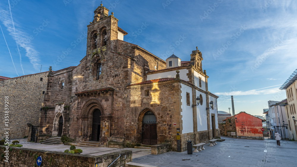 Obraz premium Church of San Antonio de Padua in the city of Aviles, Asturias