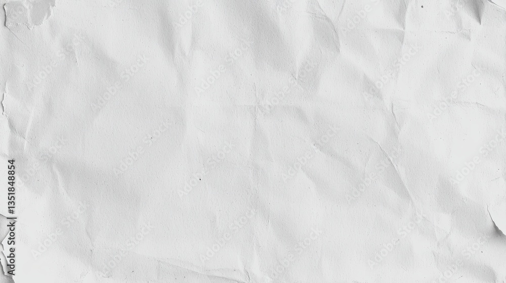 Obraz premium Crumpled Paper Texture Background for Creative Design and Art Projects