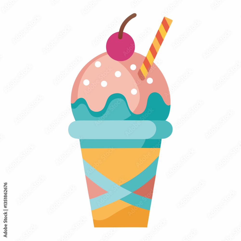 Ice-cream vector illustration Ice-cream vector illustration