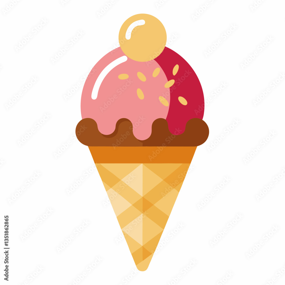 Ice-cream vector illustration Ice-cream vector illustration