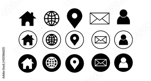 Web icon set. Website set icon vector. for computer and mobile
