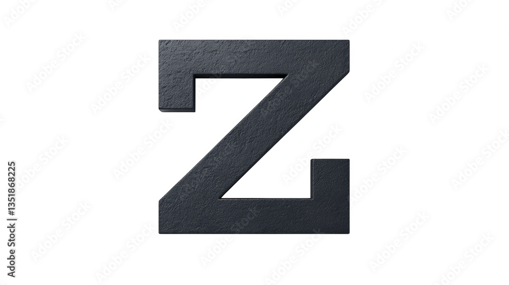 A bold, stylized letter A bold, stylized letter