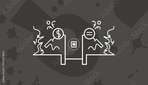 Conflict between financial and equality concepts illustrated