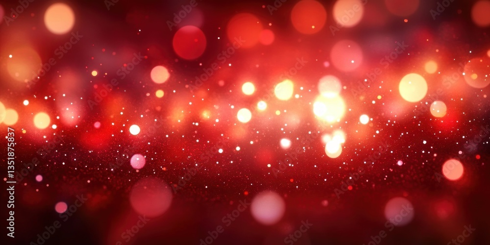 Red Bokeh Christmas Lights Background Soft Focus Holiday Decoration Abstract Sparkle Dreamy Celebration Design Red Bokeh Christmas Lights Background Soft Focus Holiday Decoration Abstract Sparkle Dreamy Celebration Design