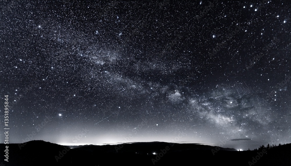 Naklejka premium starry night sky