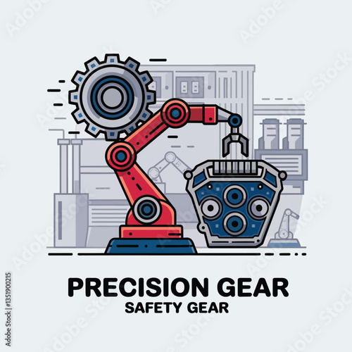 vector icons for robots, artificial intelligence, and the assistance provide in work and security 
