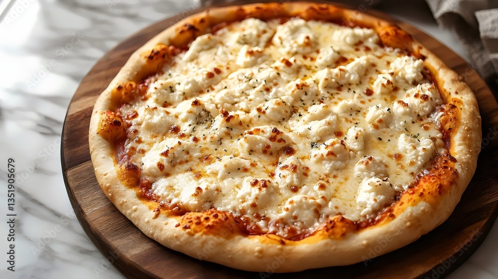 A pizza with cheese and pepperoni on a wooden board A pizza with cheese and pepperoni on a wooden board